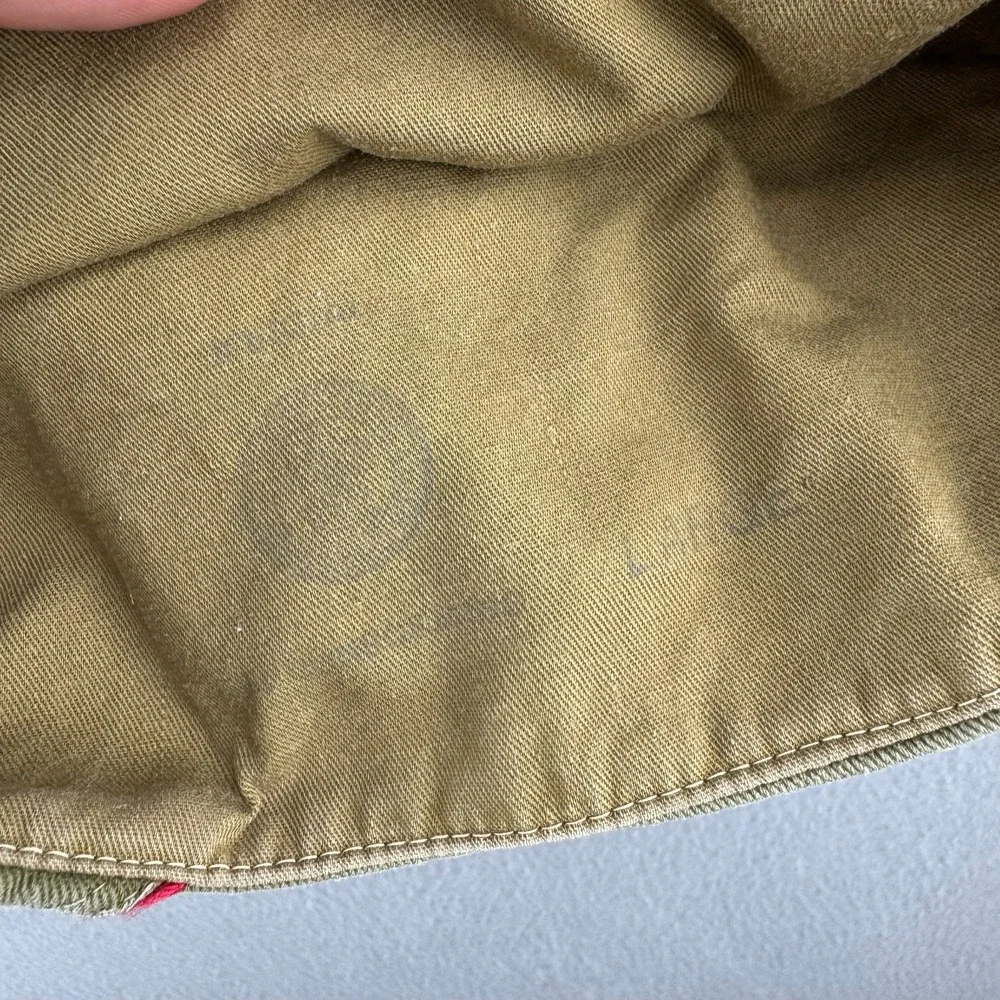 Vintage 40s 1940s Boy Scouts Hat Youth Size Large BSA Cotton Twill Patch Cap